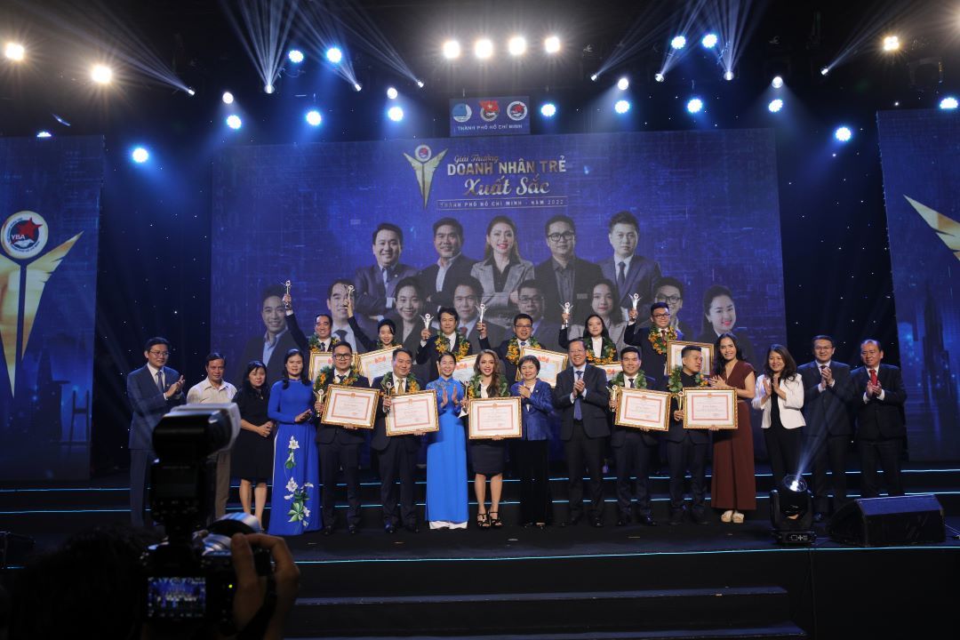 Trao giải thưởng 'Doanh nhân trẻ xuất sắc Thành phố Hồ Chí Minh'