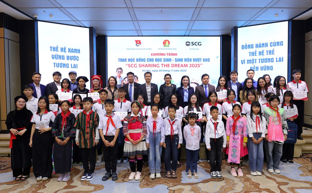 SCG Sharing the Dream 2025: Đồng hành cùng thanh niên Việt Nam và thúc đẩy các mục tiêu phát triển bền vững Quốc gia