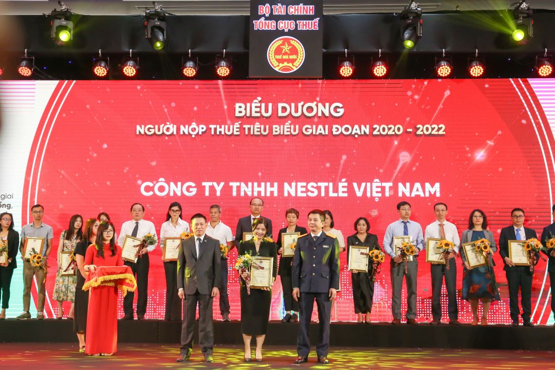 Nestlé Việt Nam tiếp tục nằm trong danh sách doanh nghiệp đóng thuế TNDN lớn nhất Việt Nam