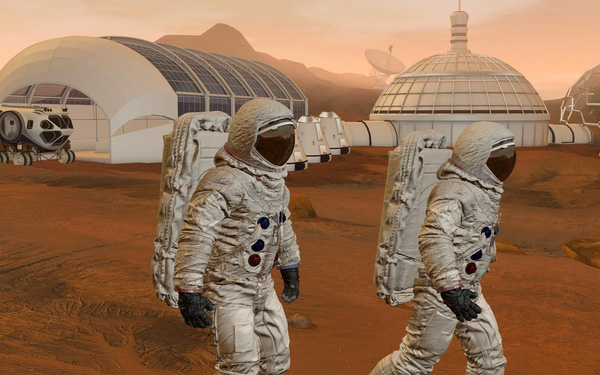 Bê tông trên Sao Hỏa có thể được tạo ra từ máu, mồ hôi và nước mắt của phi hành gia, đúng theo nghĩa đen