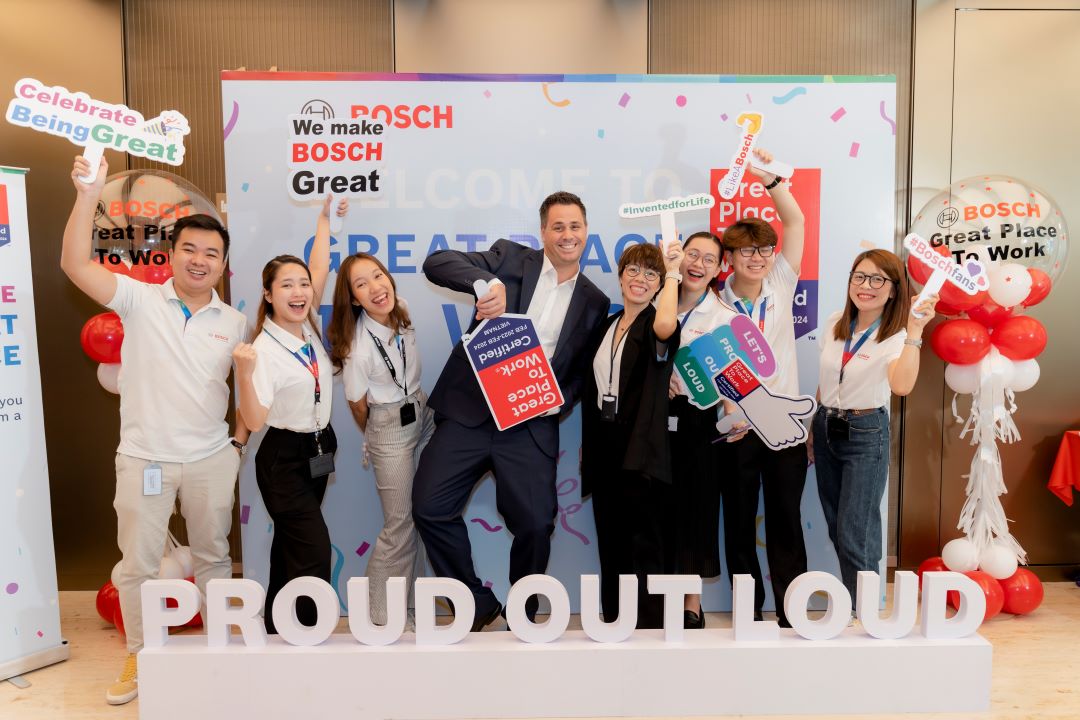 Bosch Việt Nam đạt chứng nhận 'Great Place to Work' năm 2023