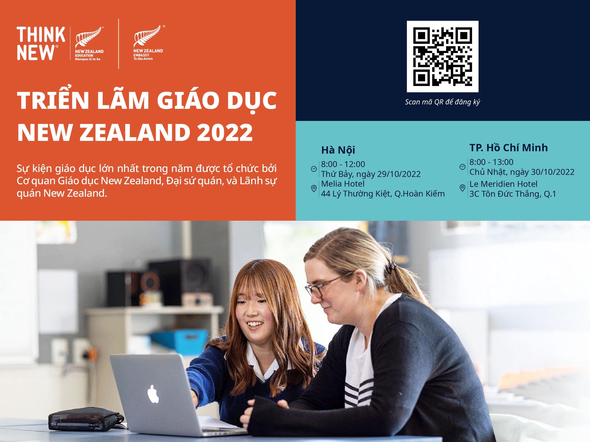 Triển lãm giáo dục New Zealand sẽ trở lại ở TPHCM và Hà Nội vào cuối tháng 10